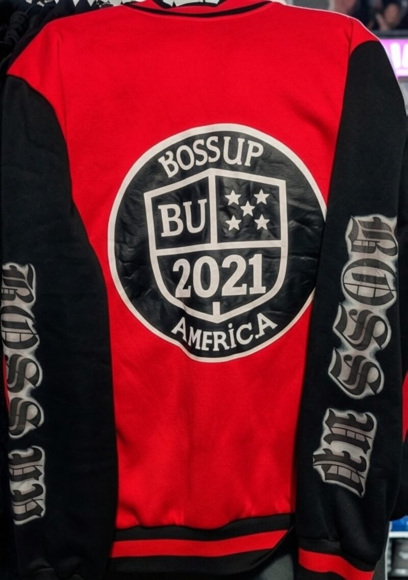 BOSS UP Logo Button Up Jacket – Boss Up Clothing And Apparel – Stylish ...