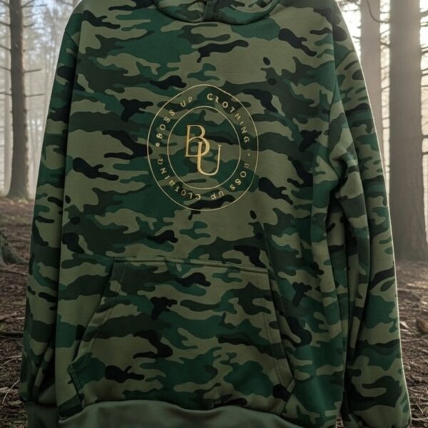 BOSS UP Camouflage hoodie