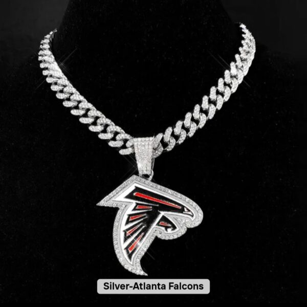 NFL Team Pendant with 22" Cuban link chain