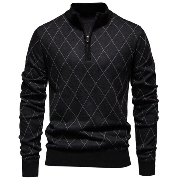 Men's Luxury Half Zip Sweater
