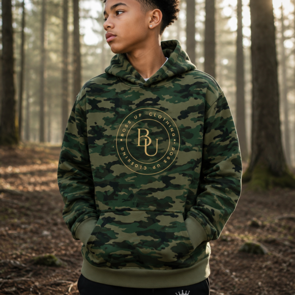 BOSS UP Camouflage hoodie