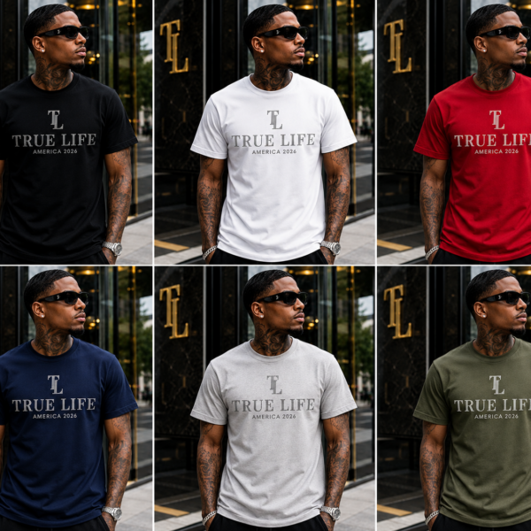 TRUE LIFE "TL" T shirt