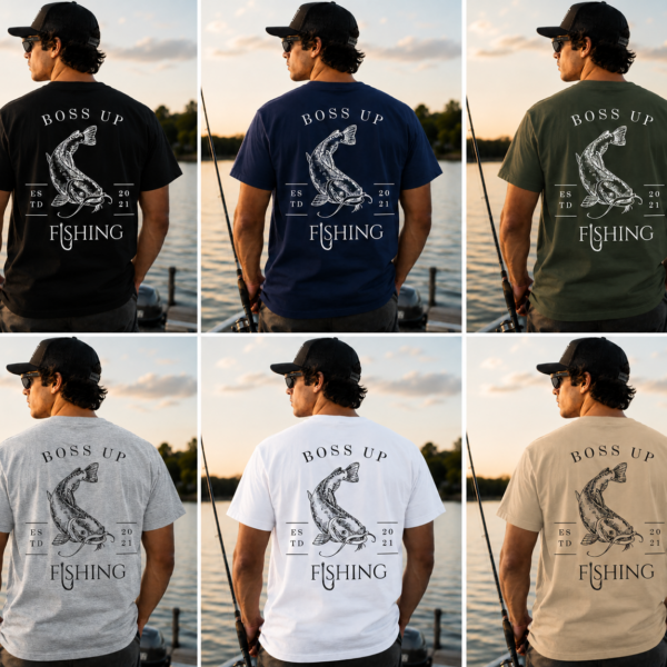 BOSS UP Fishing T-shirt