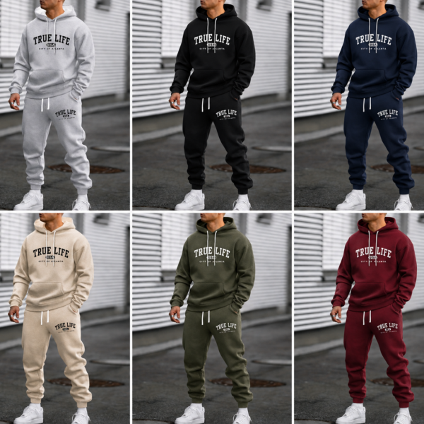 "TRUE LIFE" Jogger Set